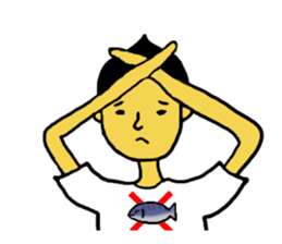 Mackerel and I sticker #13014163