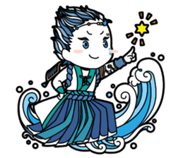 Japanese mythology stamp sticker #13014465