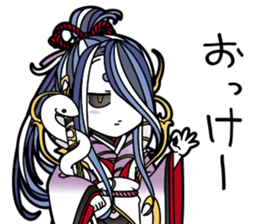 Japanese mythology stamp sticker #13014467