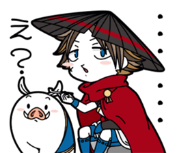 Japanese mythology stamp sticker #13014479