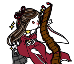 Japanese mythology stamp sticker #13014488