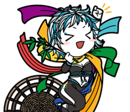 Japanese mythology stamp sticker #13014489