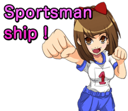 Mononoke women's sports festival of... sticker #13014662