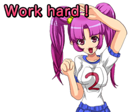 Mononoke women's sports festival of... sticker #13014663