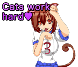 Mononoke women's sports festival of... sticker #13014664