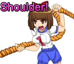 Mononoke women's sports festival of... sticker #13014666