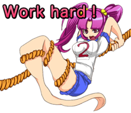 Mononoke women's sports festival of... sticker #13014667