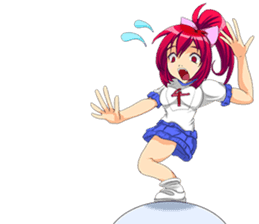 Mononoke women's sports festival of... sticker #13014673