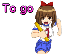 Mononoke women's sports festival of... sticker #13014674