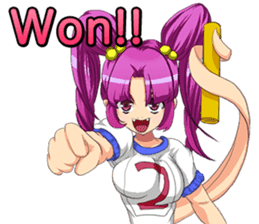 Mononoke women's sports festival of... sticker #13014675