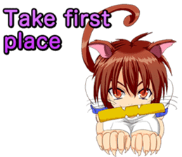 Mononoke women's sports festival of... sticker #13014676