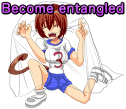 Mononoke women's sports festival of... sticker #13014680