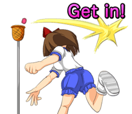 Mononoke women's sports festival of... sticker #13014682