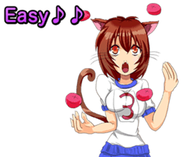 Mononoke women's sports festival of... sticker #13014684