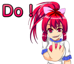 Mononoke women's sports festival of... sticker #13014685