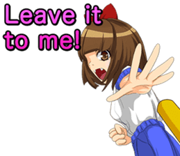 Mononoke women's sports festival of... sticker #13014686