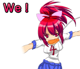 Mononoke women's sports festival of... sticker #13014693