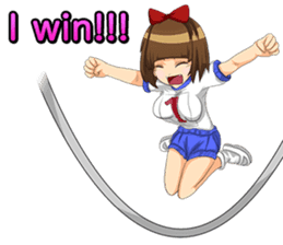 Mononoke women's sports festival of... sticker #13014694