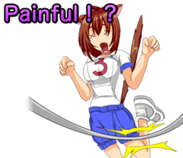 Mononoke women's sports festival of... sticker #13014696