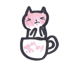 cup in Kitty sticker #13014734