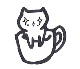 cup in Kitty sticker #13014740