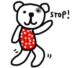 Polka Bear 2 sticker #13014792