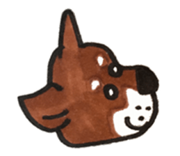 I like dogs sticker #13015024