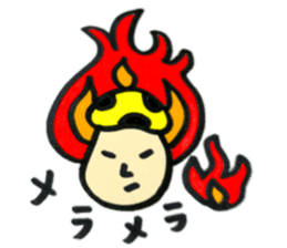 Colorful mushroom sticker2 sticker #13015079