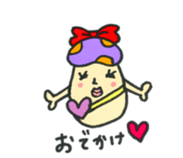 Colorful mushroom sticker2 sticker #13015099