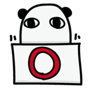 Medjed Panda sticker #13015218