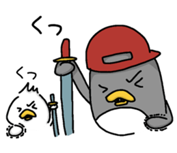 Pen-pen and Pea-kun 3 sticker #13015880