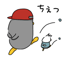 Pen-pen and Pea-kun 3 sticker #13015897