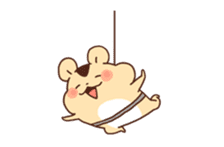 animation Idle geek hamster sticker #13015902