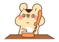 animation Idle geek hamster sticker #13015906