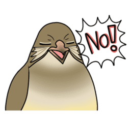 Streak-eared bulbul bird sticker #13016812