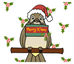 Streak-eared bulbul bird sticker #13016843