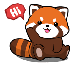 Kurimo: Red Panda (Lesser Panda) sticker #13016966
