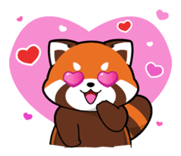 Kurimo: Red Panda (Lesser Panda) sticker #13016968