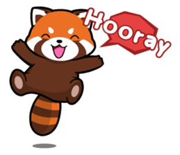 Kurimo: Red Panda (Lesser Panda) sticker #13016971