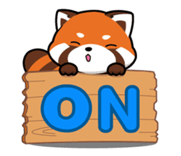 Kurimo: Red Panda (Lesser Panda) sticker #13016973