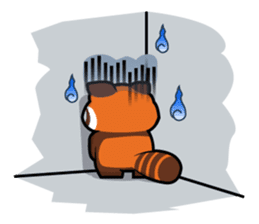 Kurimo: Red Panda (Lesser Panda) sticker #13016975