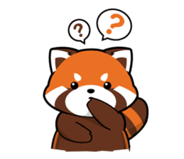 Kurimo: Red Panda (Lesser Panda) sticker #13016976