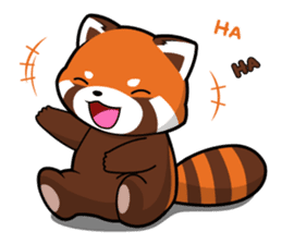 Kurimo: Red Panda (Lesser Panda) sticker #13016979