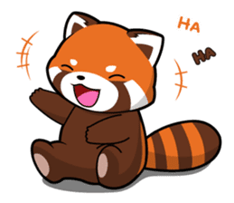 Kurimo: Red Panda (Lesser Panda) sticker #13016979