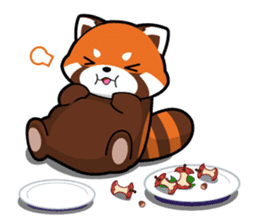 Kurimo: Red Panda (Lesser Panda) sticker #13016985