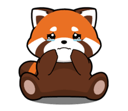 Kurimo: Red Panda (Lesser Panda) sticker #13016986