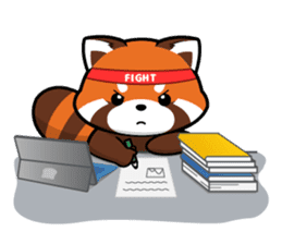 Kurimo: Red Panda (Lesser Panda) sticker #13016991
