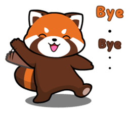 Kurimo: Red Panda (Lesser Panda) sticker #13016992