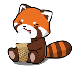Kurimo: Red Panda (Lesser Panda) sticker #13016993