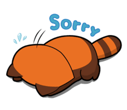 Kurimo: Red Panda (Lesser Panda) sticker #13016995